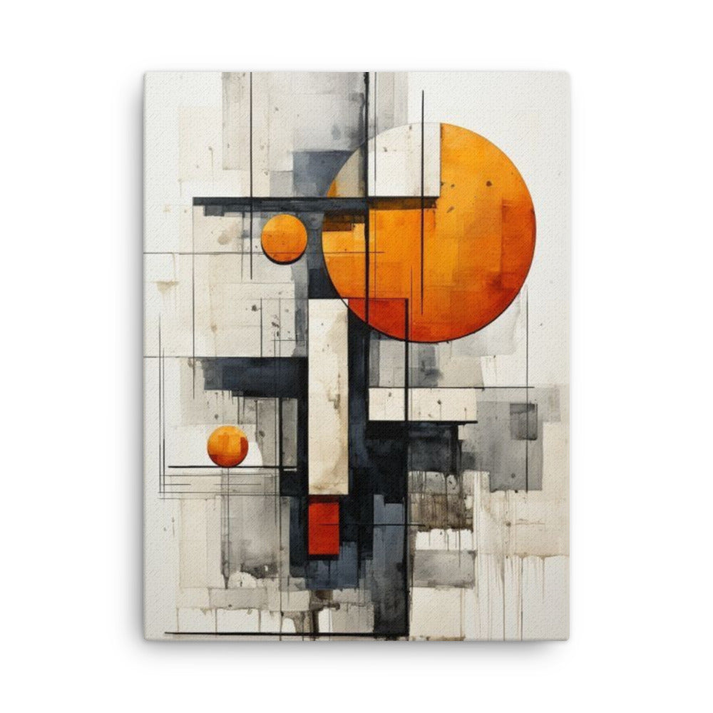 Grille wall art product image as a thin canvas print in 18 x 24 inch large size