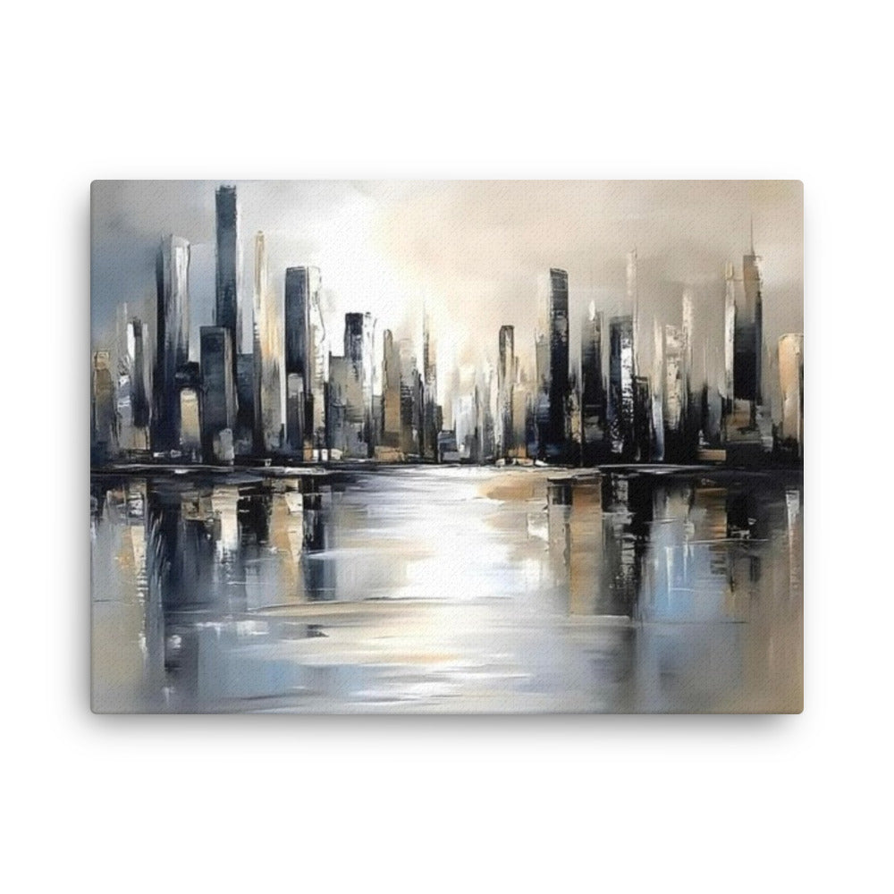 Sharps thin canvas print product mockup in 12 x 16 inch universal size