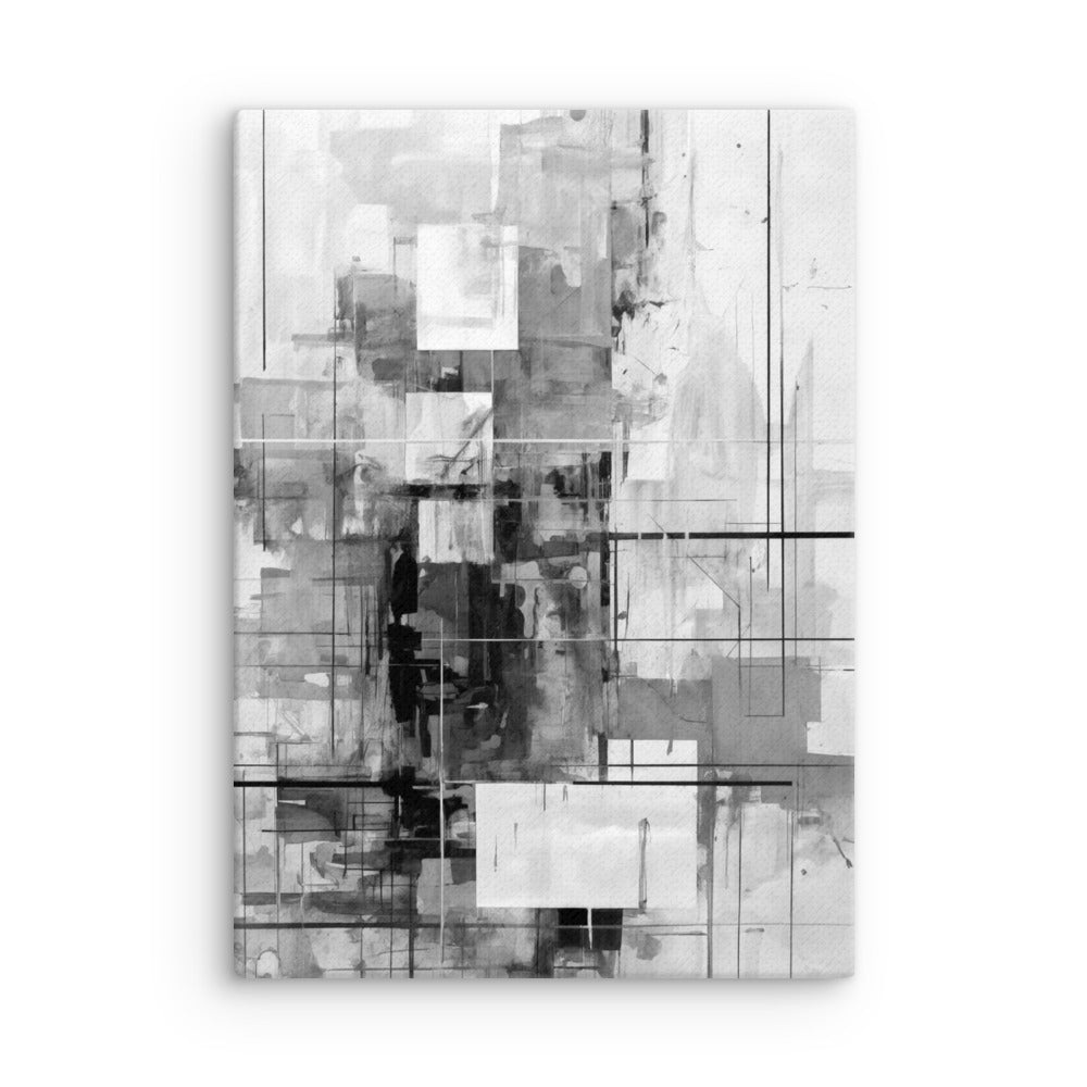 Betrayal thin canvas abstract urban front-facing product image in 20 x 28 inch large size