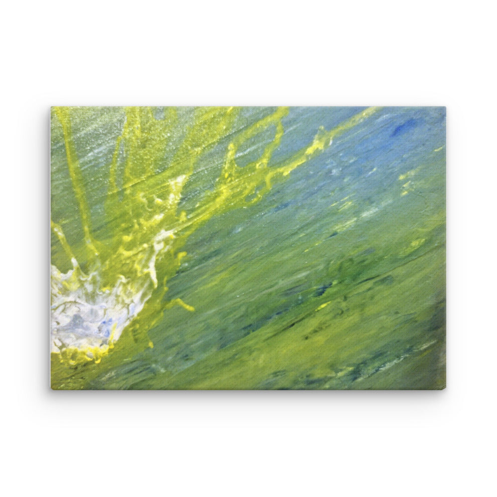Charged Waters thin canvas print product view in 20 x 30 inch large size