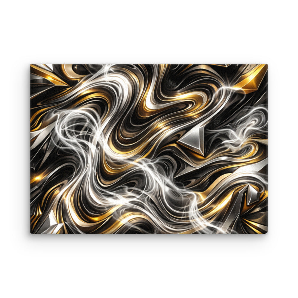 Ouro thin canvas print, front view in 18 x 24 inch large size