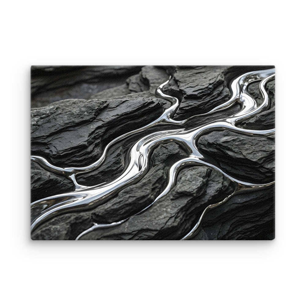 Basalt thin canvas print product image in 20 x 28 inch large size
