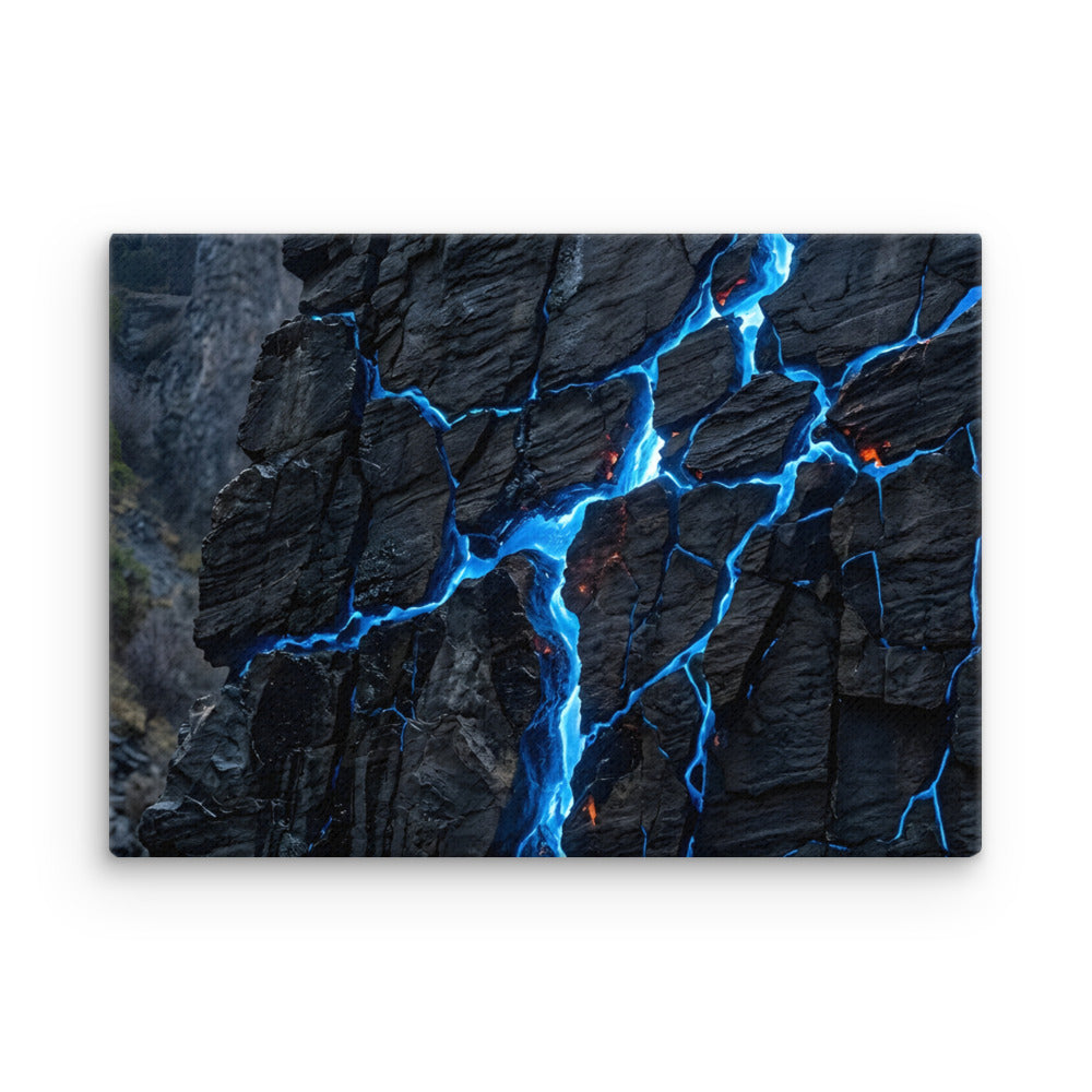 Xenolith thin canvas print shown in front view in 20 x 30 inch large size
