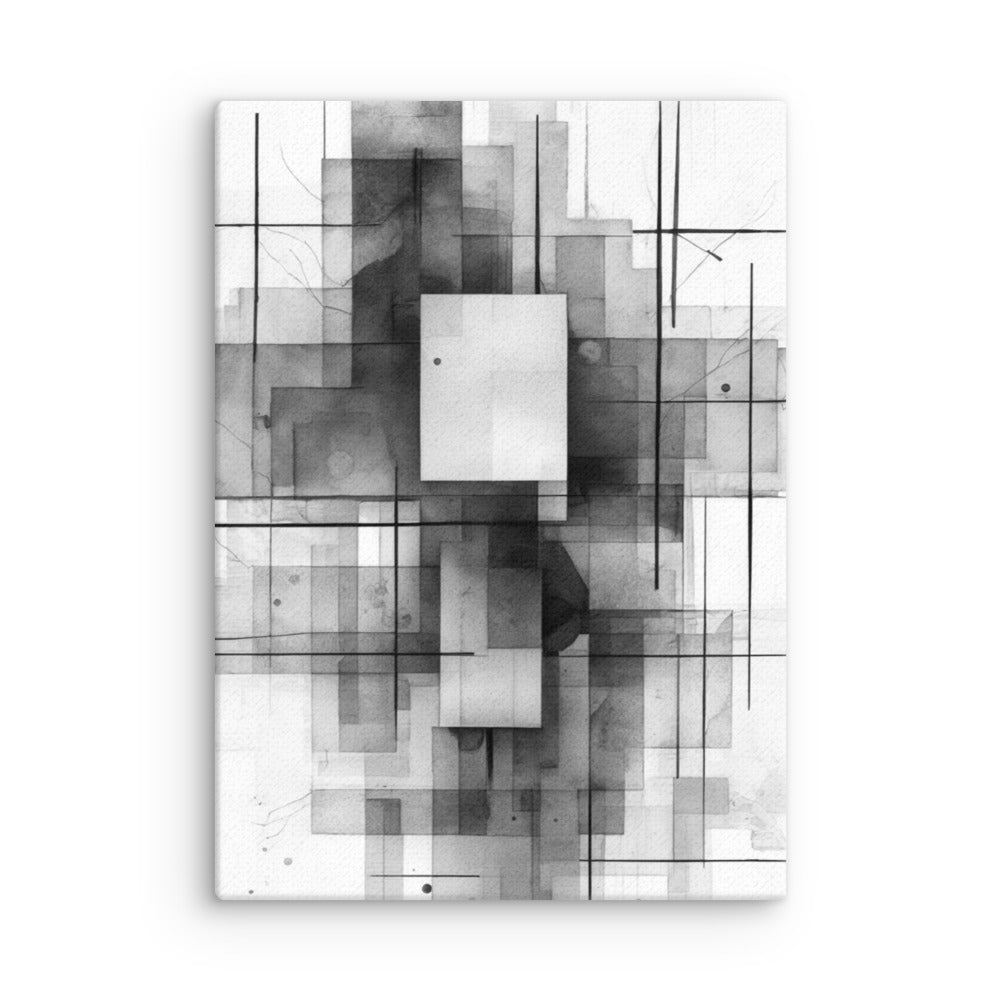 Late wall art product image as a thin canvas print in 20 x 28 inch large size