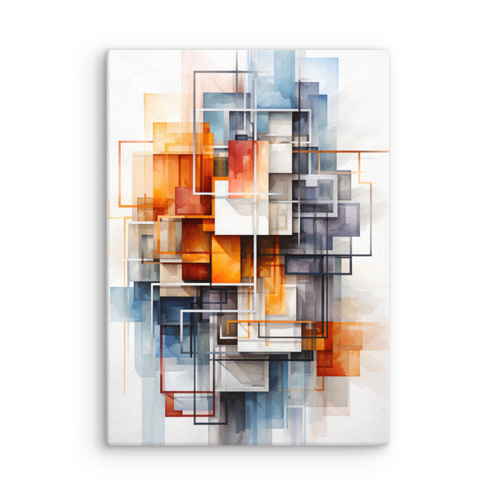 Facet thin canvas print front-facing product image in 20 x 28 inch large size