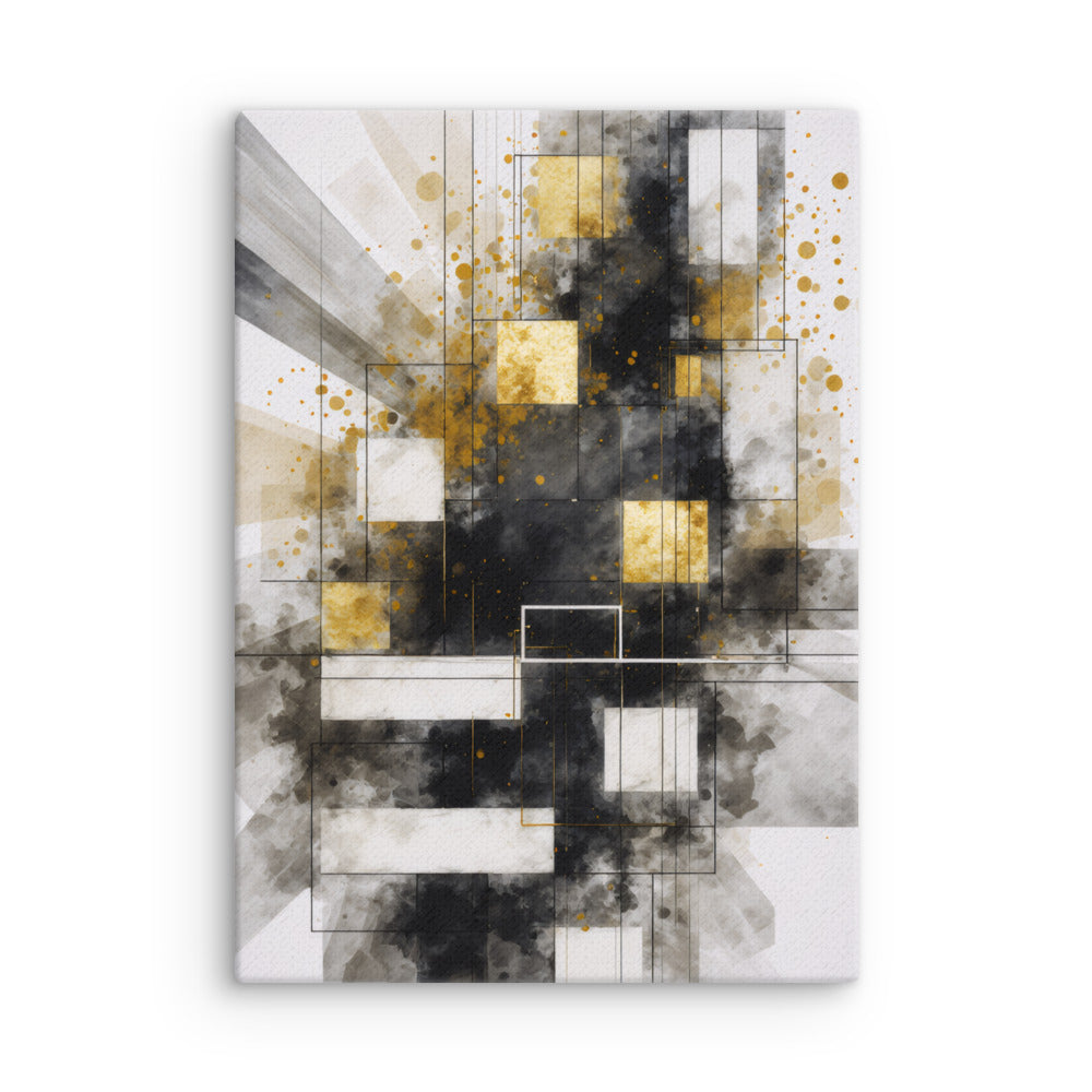 Oriana thin canvas print with product details shown in 20 x 28 inch large size