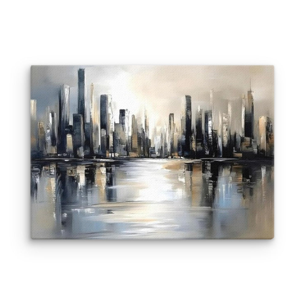 Sharps thin canvas print, front view in 18 x 24 inch large size