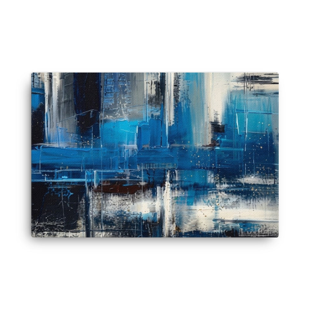 Isle thin canvas print, front view in 24 x 32 inch large size