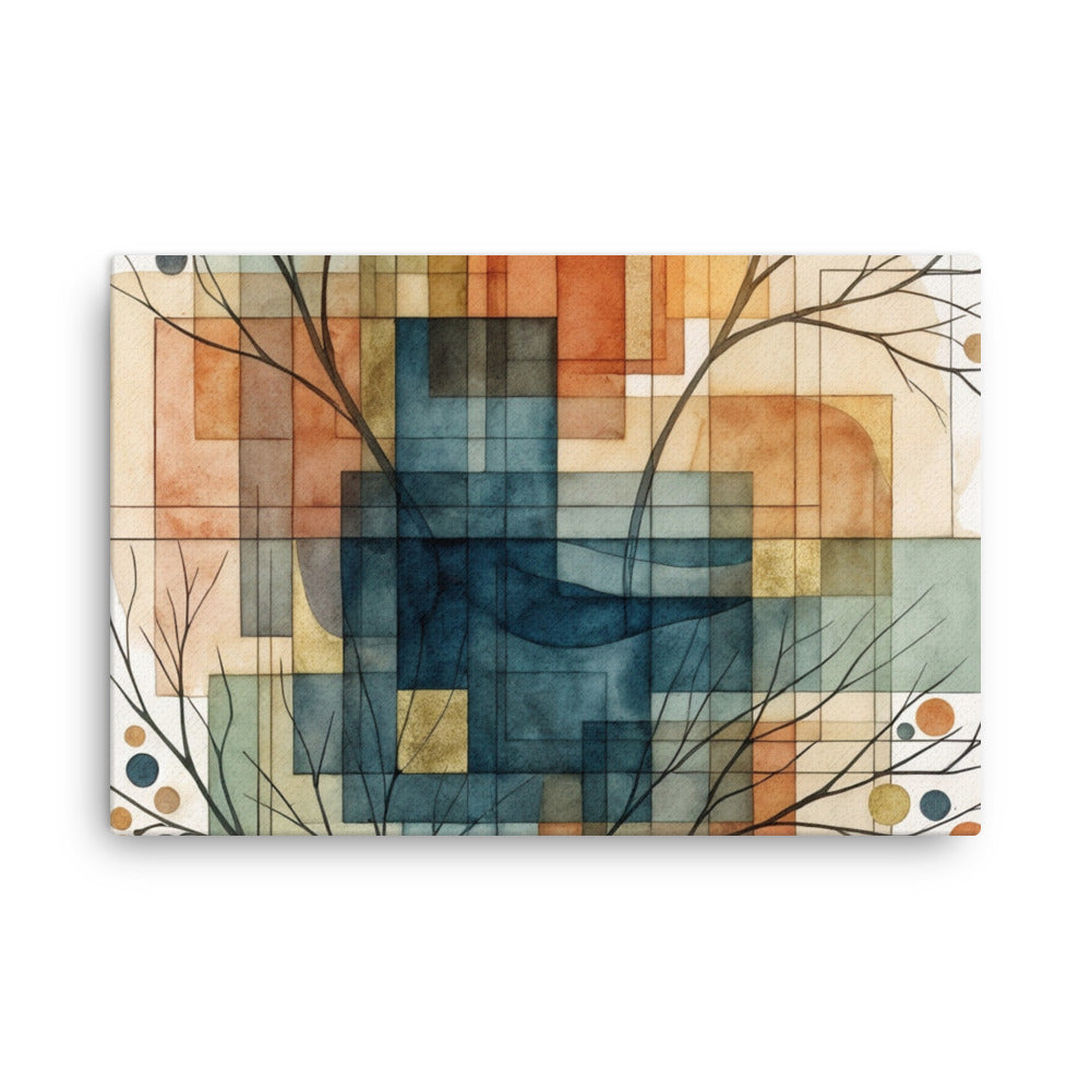 Always thin canvas urban, front view in 24 x 32 inch large size