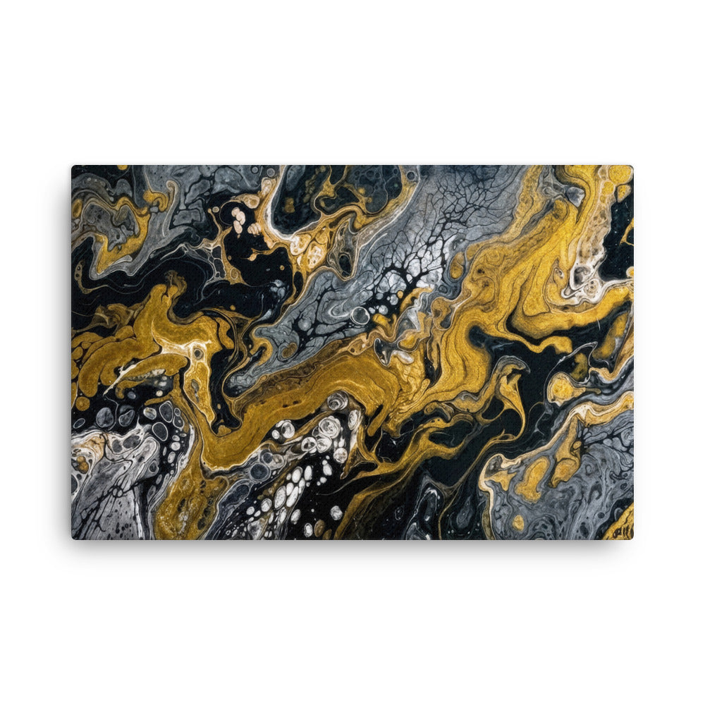 Aurum thin canvas print shown in front view in 20 x 30 inch large size