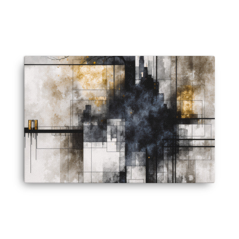 Brasier thin canvas print shown in front view in 20 x 30 inch large size