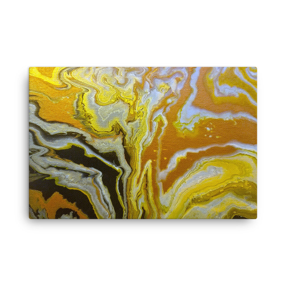 Golden Surge thin canvas print product image in 20 x 28 inch large size