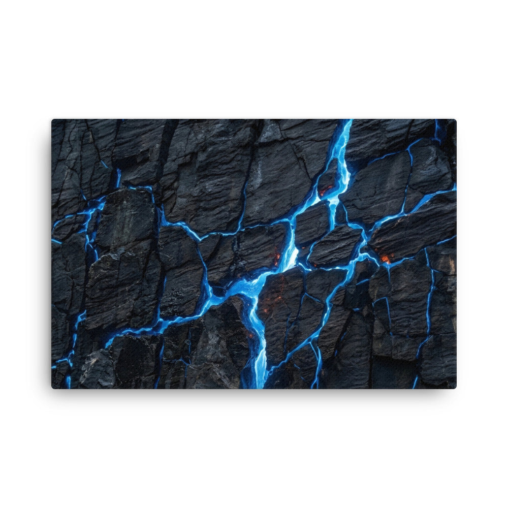 Effusions thin canvas print shown in front view in 20 x 30 inch large size