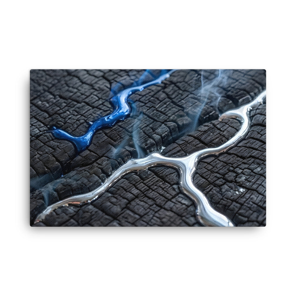 Rhyolite thin canvas print shown in front view in 20 x 30 inch large size