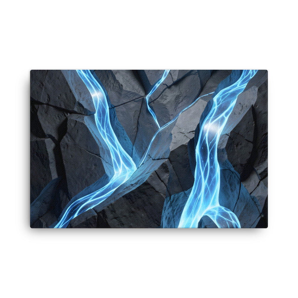 Tephra wall art product image as a thin canvas print in 9 x 12 inch universal size