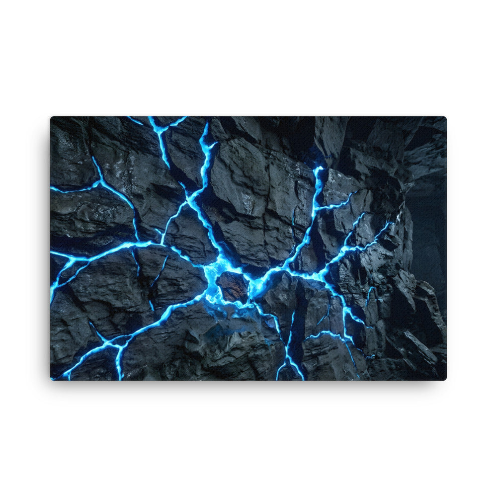 Vesicle wall art product image as a thin canvas print in 24 x 32 inch large size