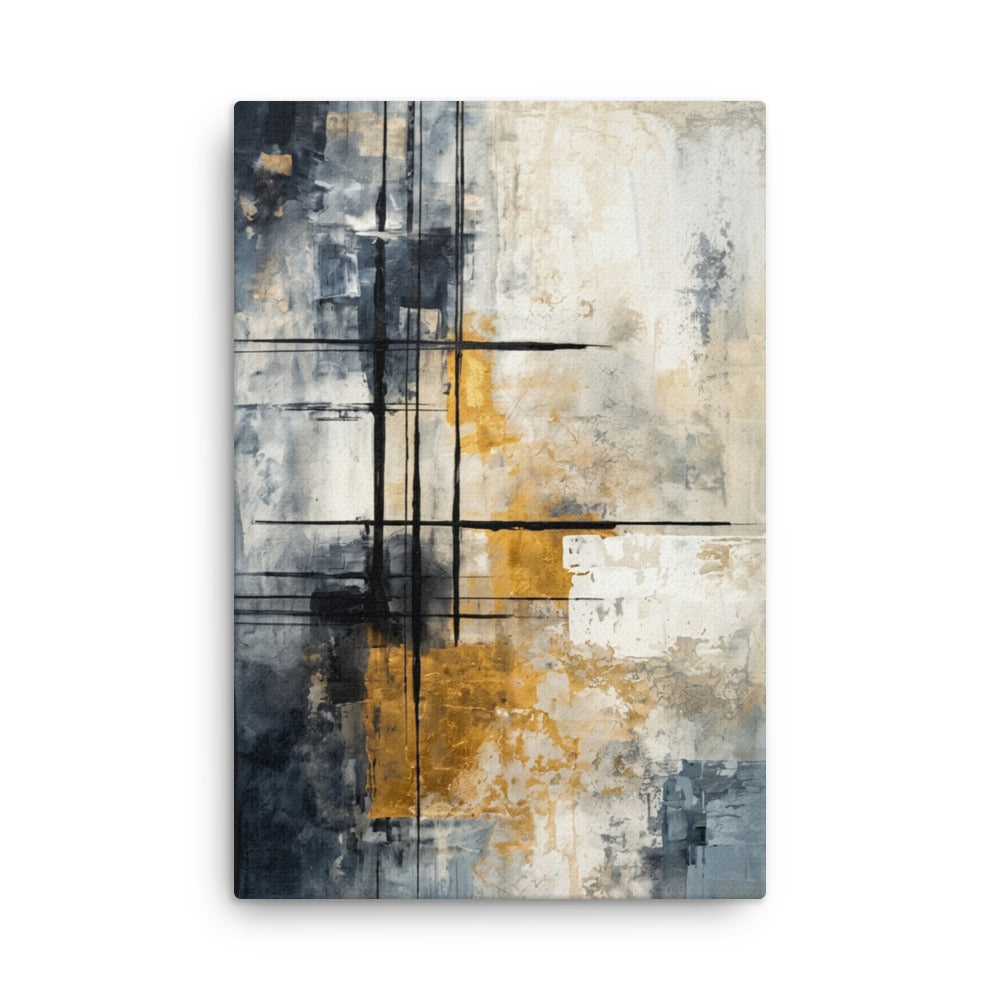 Elitist thin canvas print shown in front view in 20 x 30 inch large size