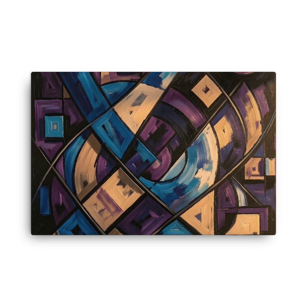 Relic thin canvas print shown in front view in 20 x 30 inch large size
