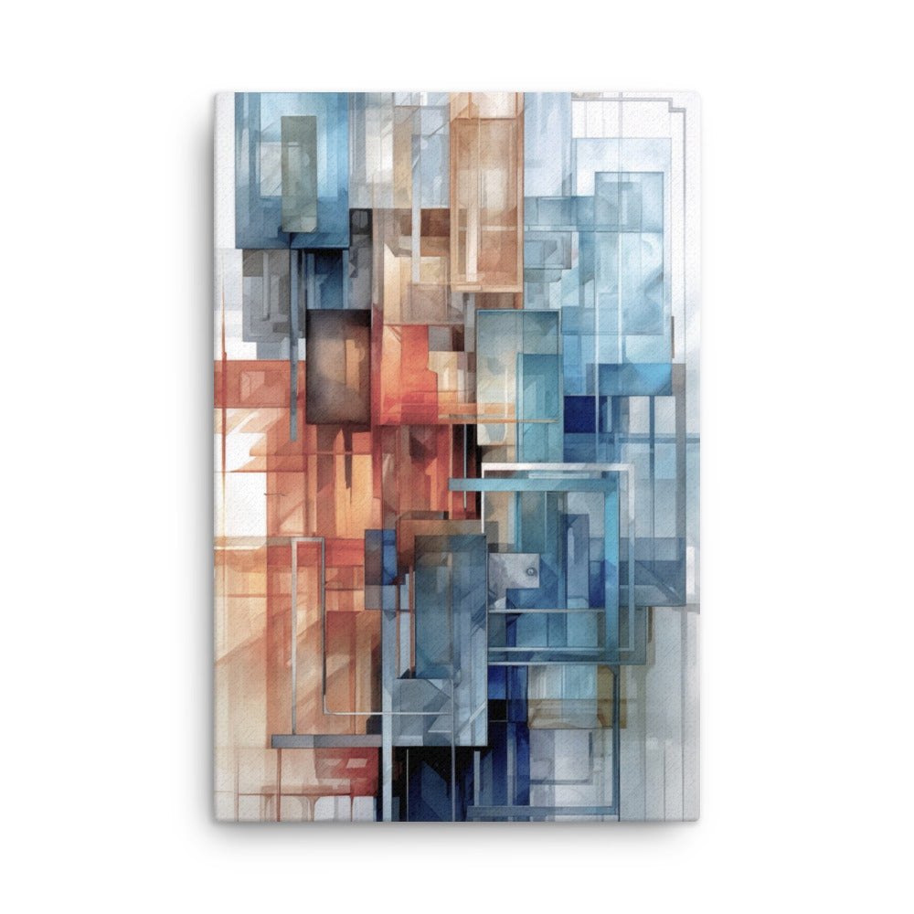 Future thin canvas print wall display image in 24 x 32 inch large size