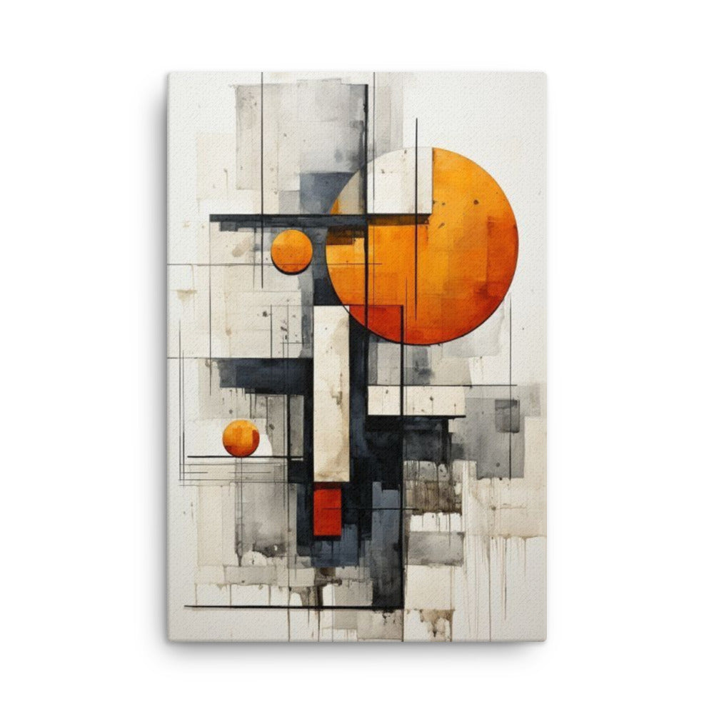 Grille thin canvas print front-facing product image in 20 x 30 inch large size