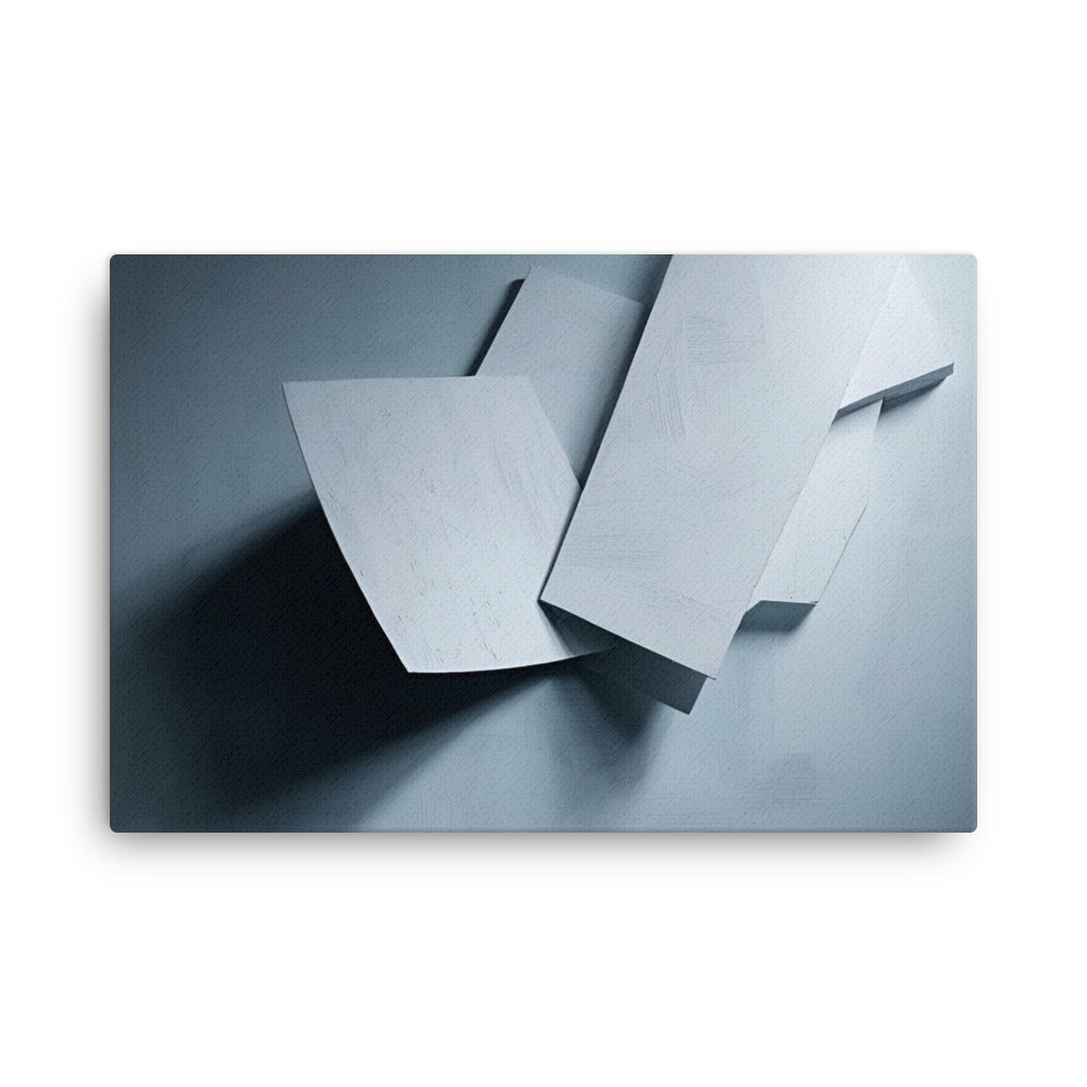 Silhouette thin canvas print shown in front view in 20 x 30 inch large size