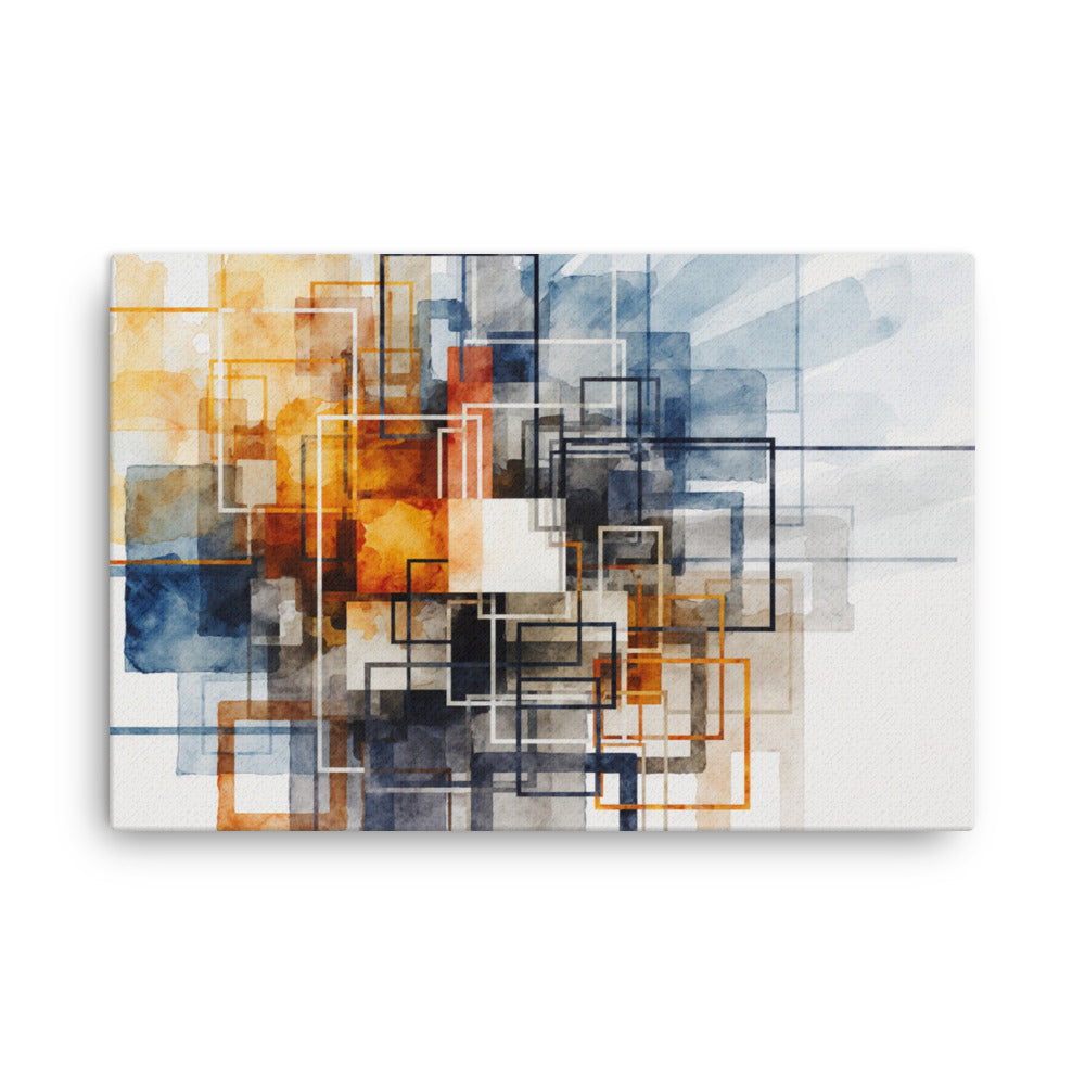 Tessera thin canvas print product image in 20 x 28 inch large size