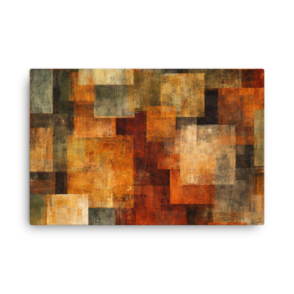 Harvest thin canvas print shown in front view in 20 x 30 inch large size