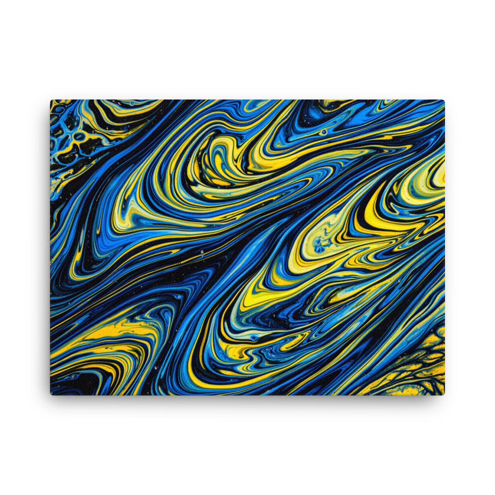 Coral thin canvas print product image in 24 x 36 inch statement piece