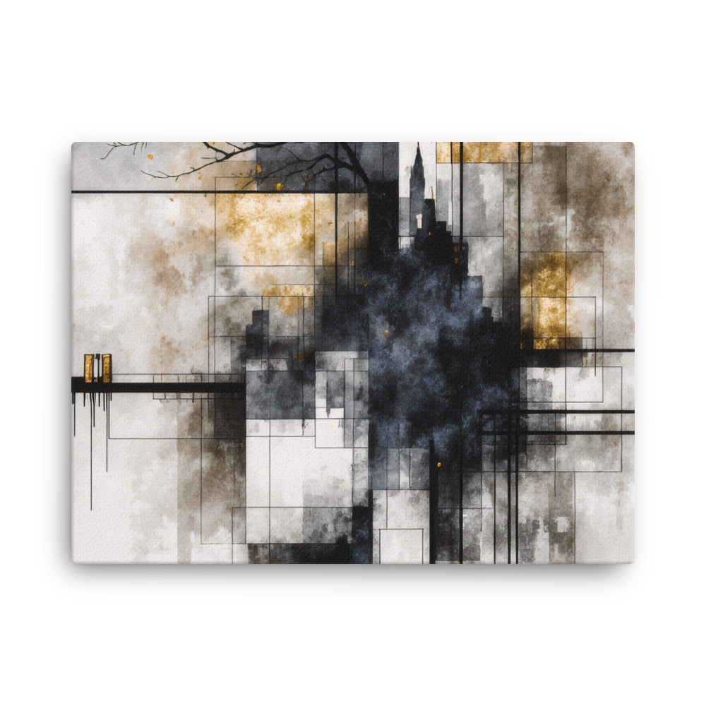 Brasier thin canvas print shown in front view in 8 x 10 inch universal size