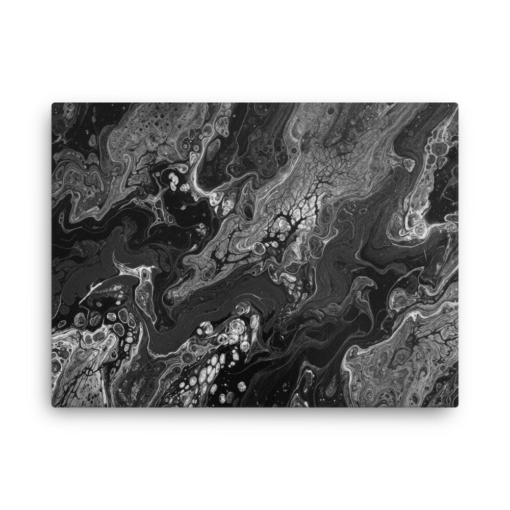 Dark Matter thin canvas print shown in front view in 20 x 30 inch large size