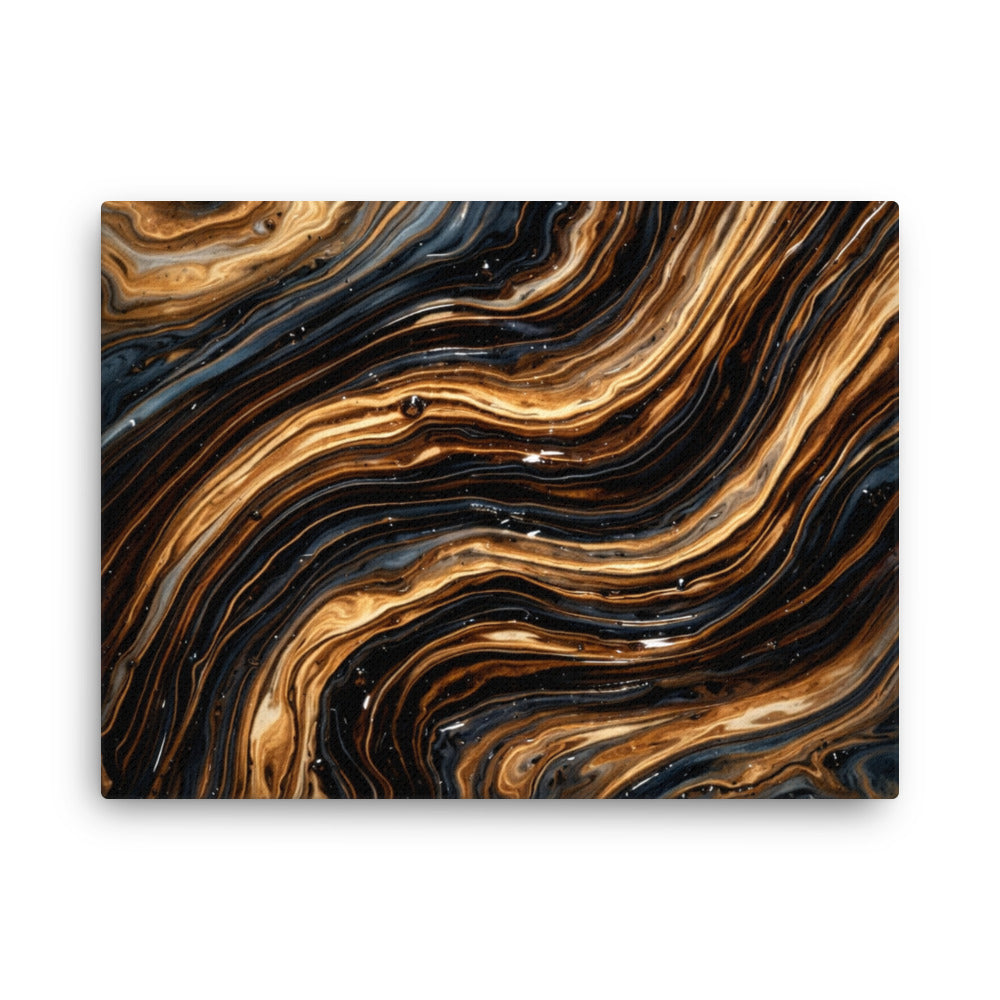 Amber thin canvas print shown in front view in 8 x 10 inch universal size