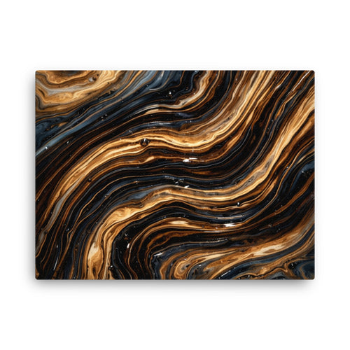 Amber thin canvas print shown in front view in 8 x 10 inch universal size