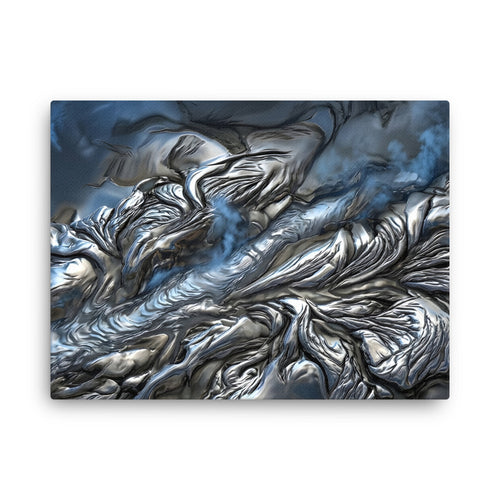 Andesite thin canvas print shown in front view in 8 x 10 inch universal size