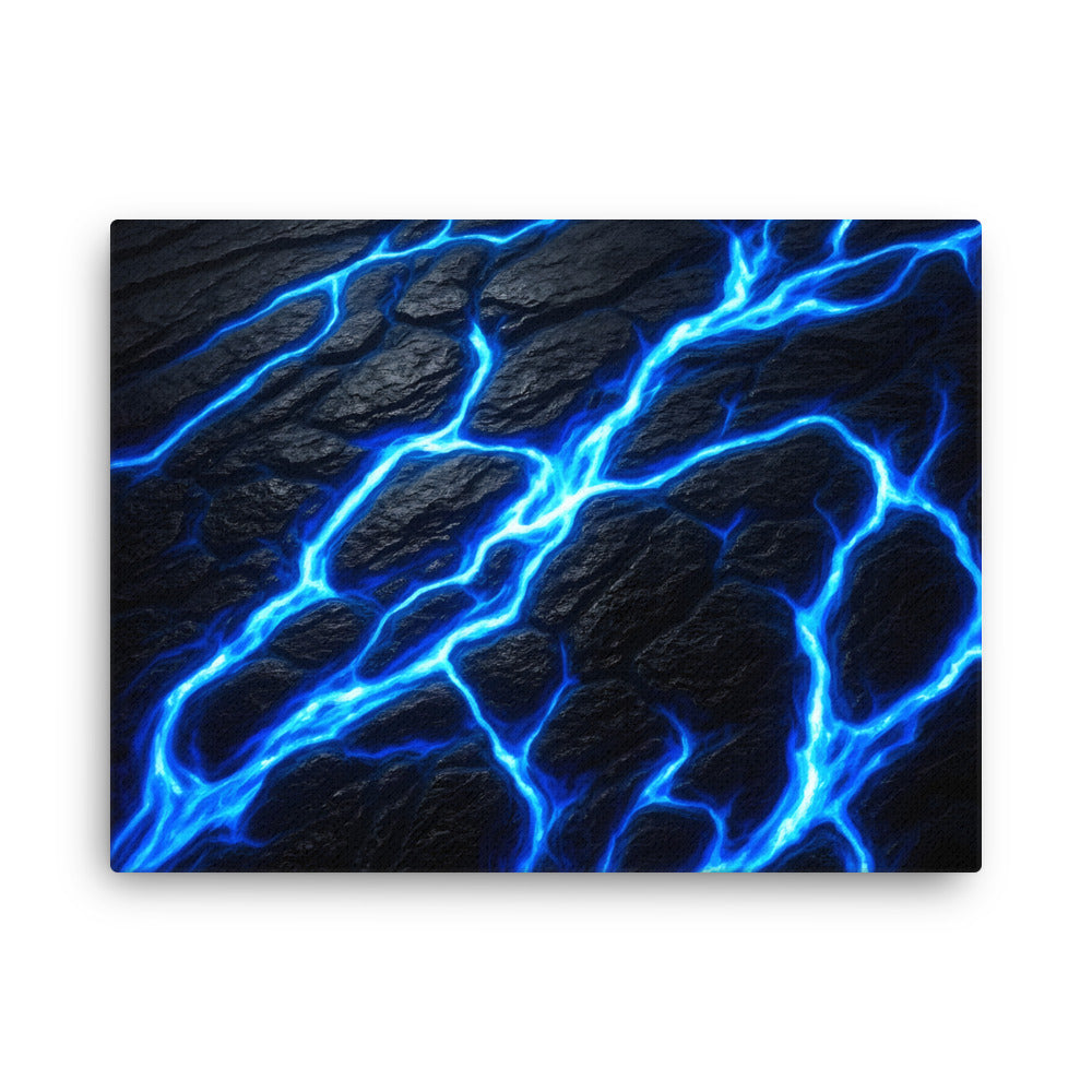 Fissure thin canvas print shown in front view in 8 x 10 inch universal size