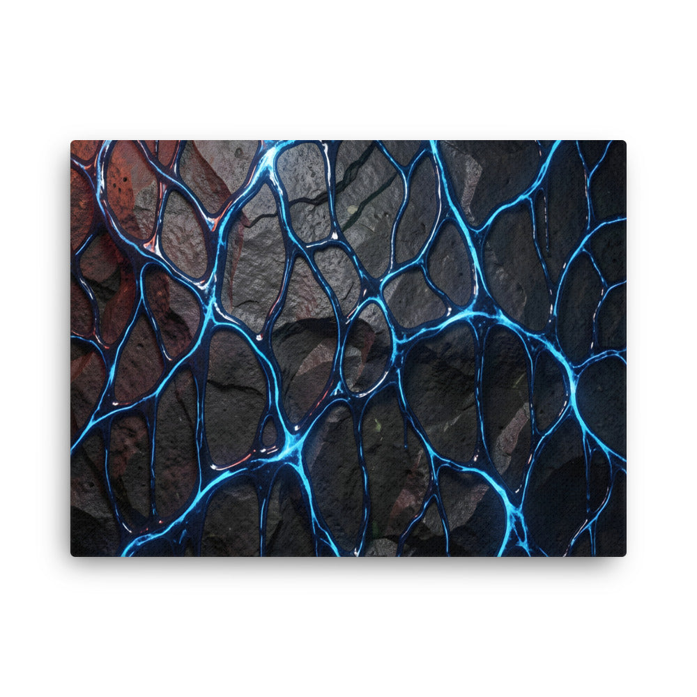 Magmatic thin canvas print shown in front view in 8 x 10 inch universal size