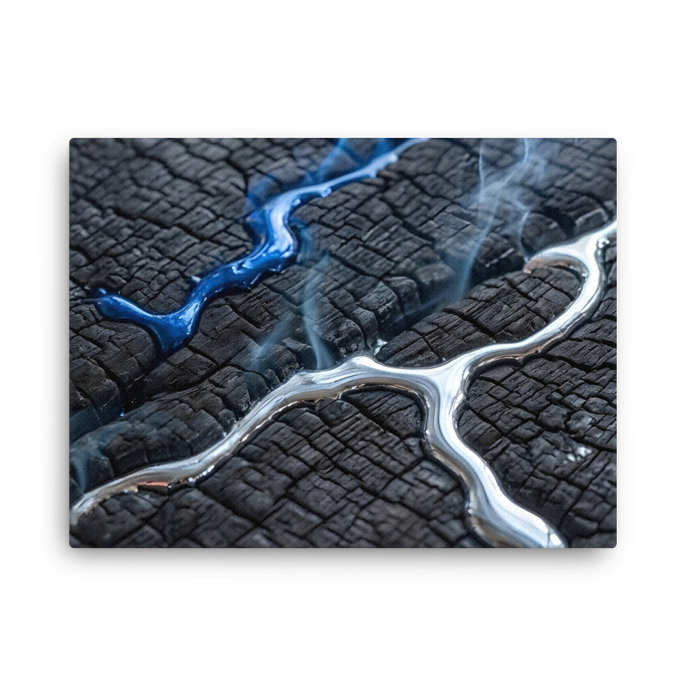 Rhyolite thin canvas print shown in front view in 8 x 10 inch universal size