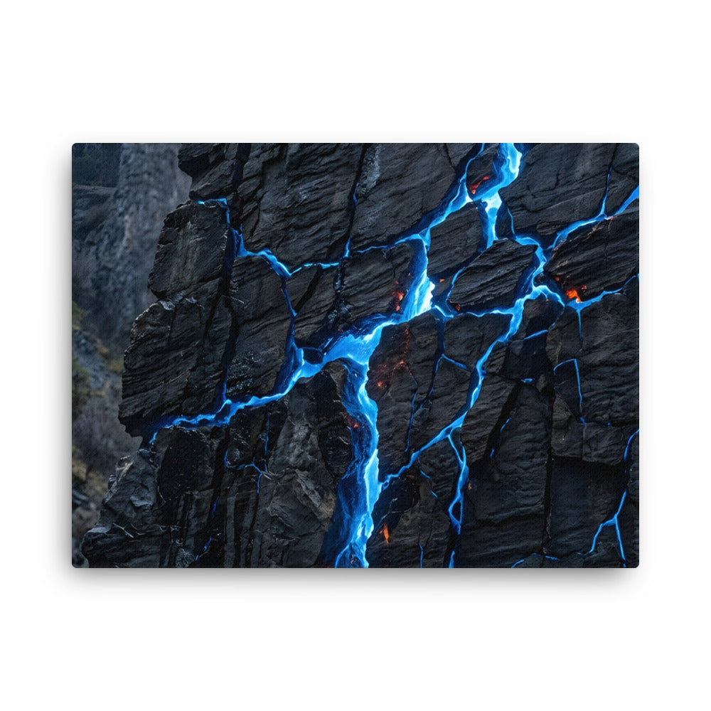 Xenolith wall art product image as a thin canvas print in 24 x 32 inch large size