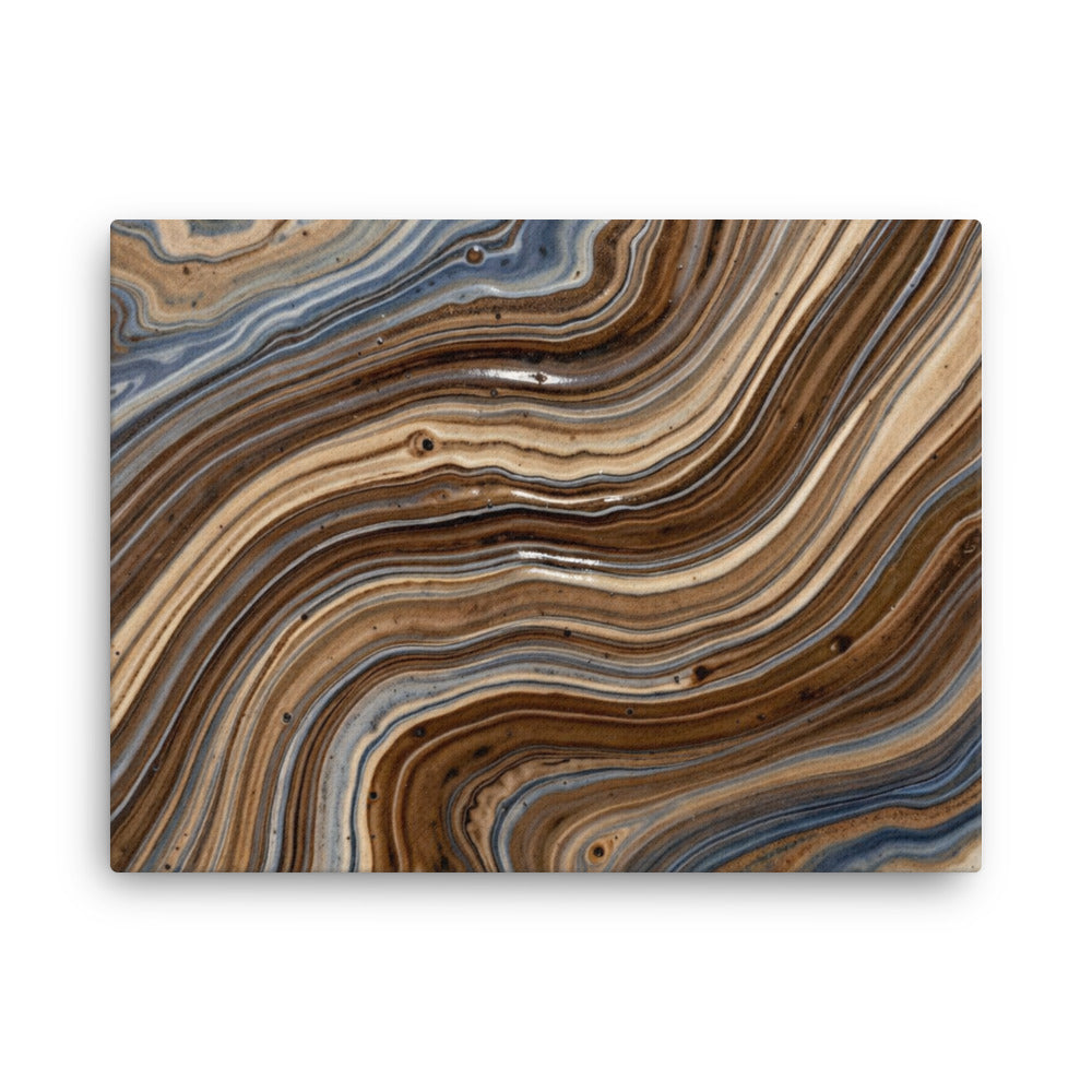 Dunes thin canvas print shown in front view in 8 x 10 inch universal size