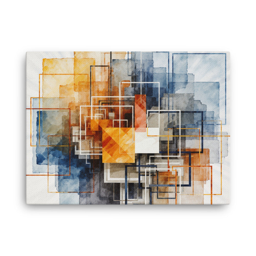 Reticle thin canvas print product view in 12 x 18 inch universal size