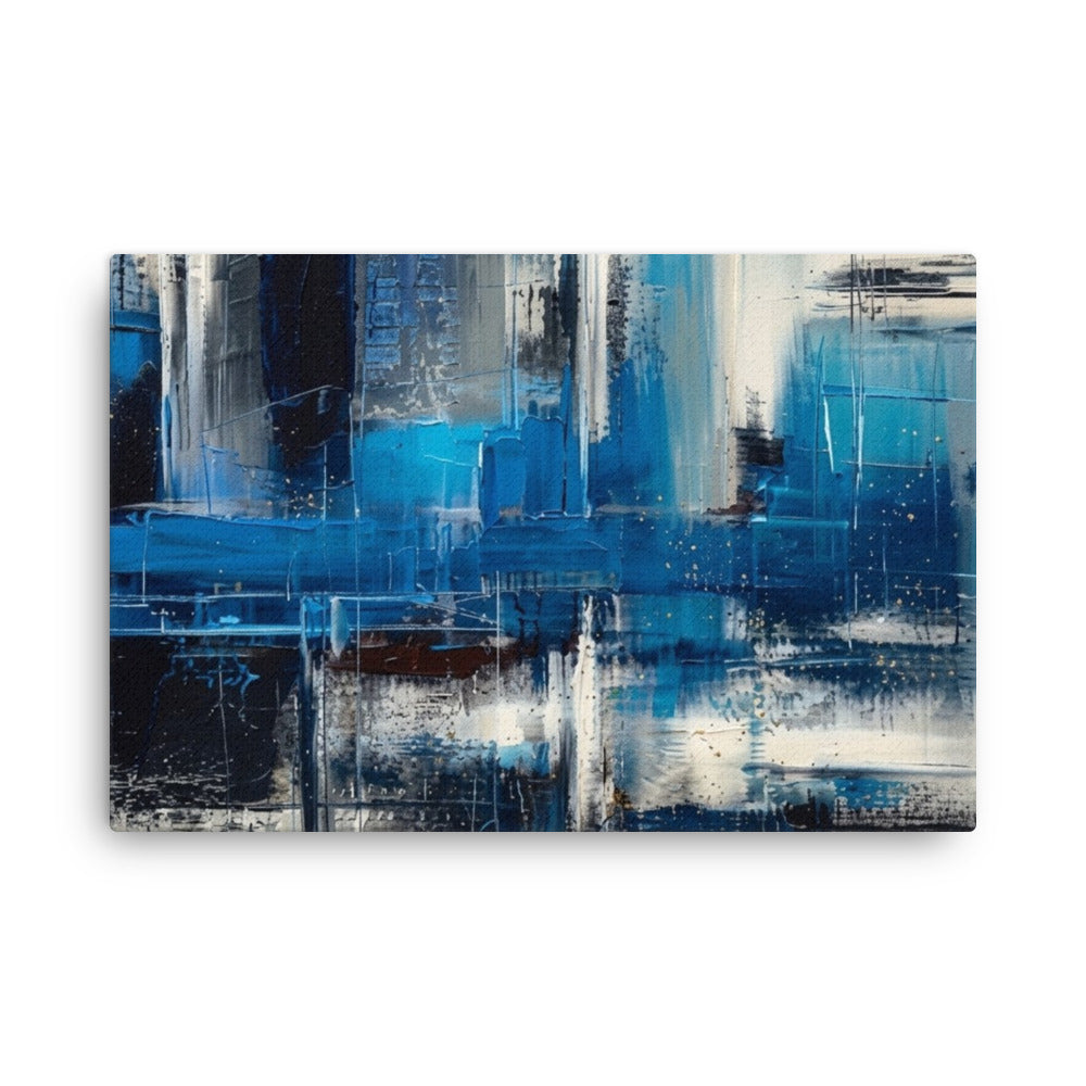 Isle thin canvas print product mockup in 16 x 20 inch universal size