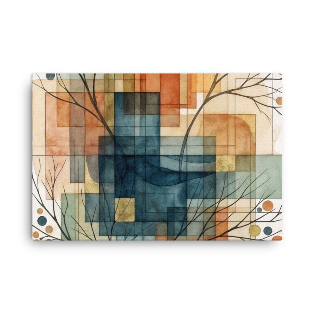 Always thin canvas urban product mockup in 16 x 20 inch universal size