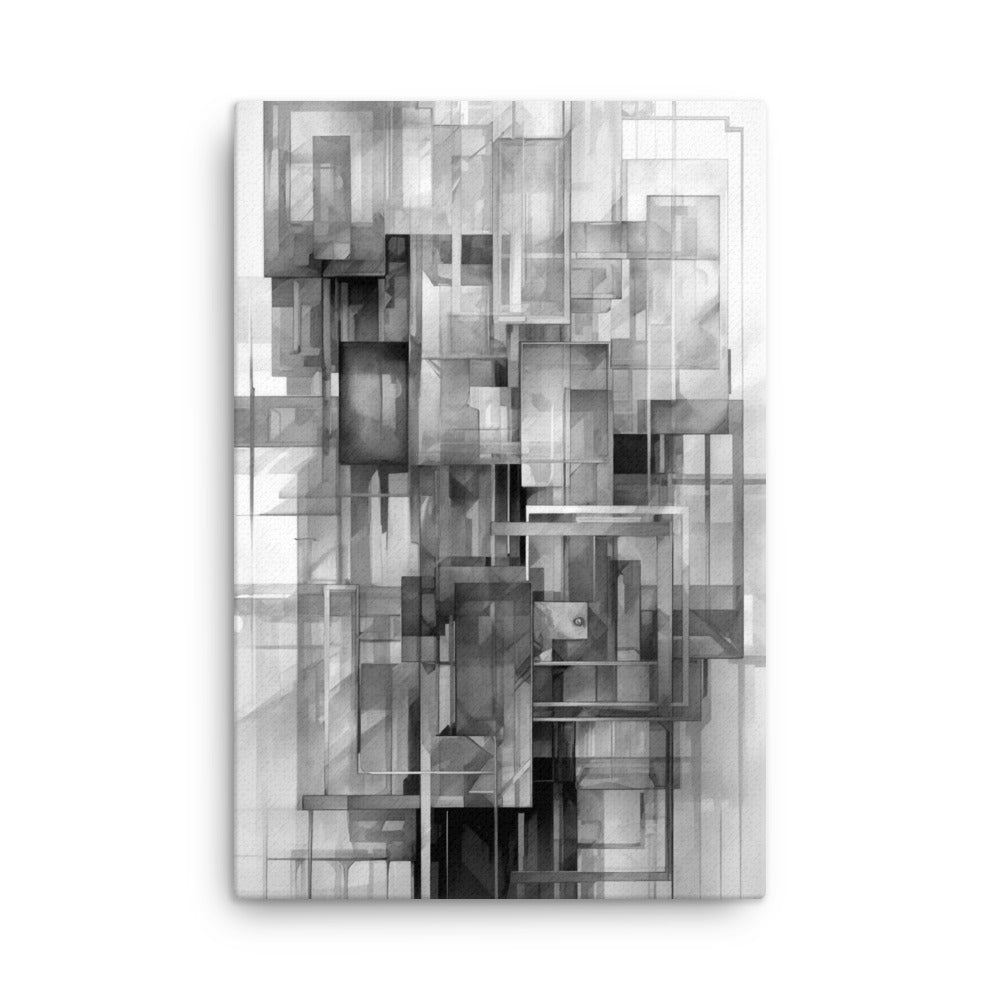 Yesterday thin canvas print front-facing product image in 20 x 30 inch large size