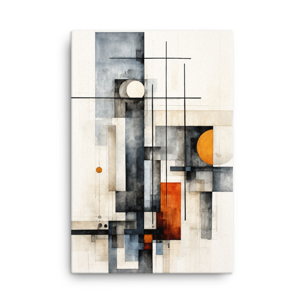 Girder wall art product image as a thin canvas print in 18 x 24 inch large size