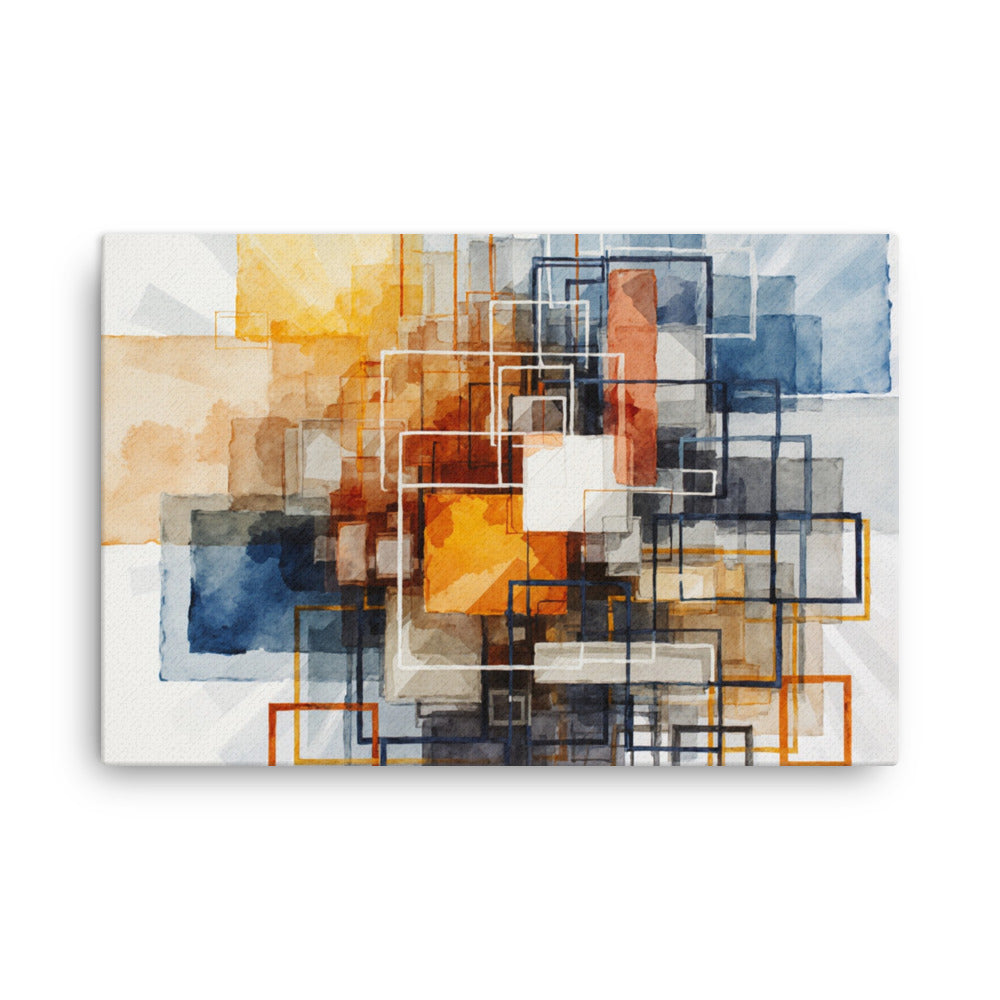 Plinth thin canvas print image for product listing in 16 x 16 inch universal size