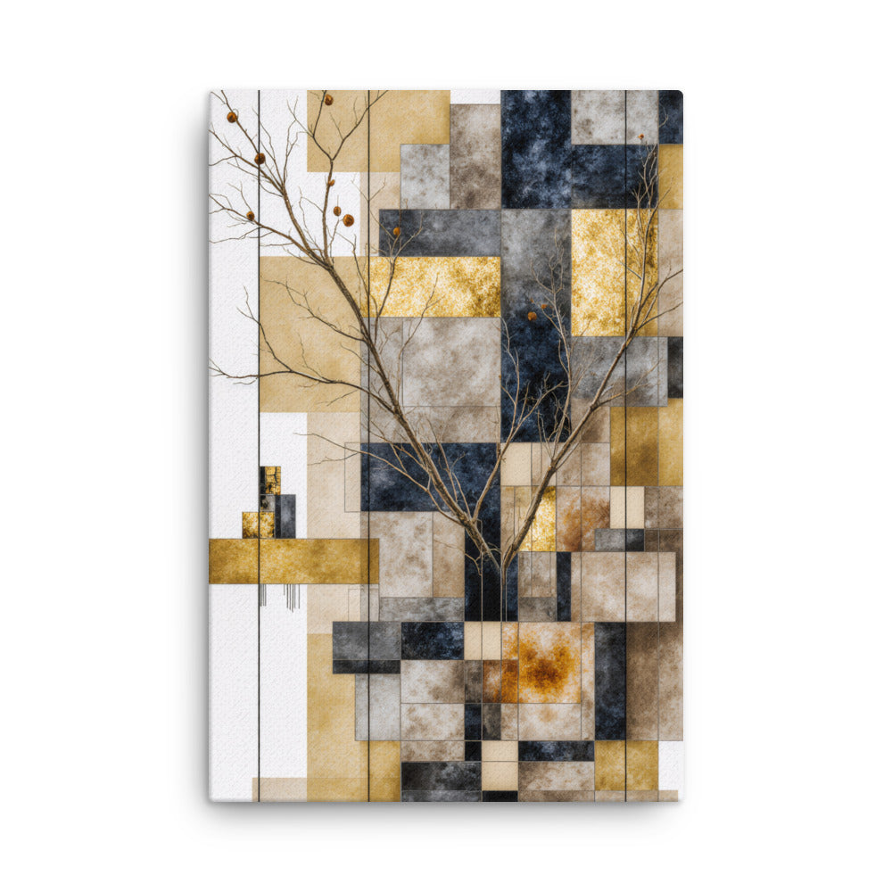 Solari thin canvas print with product details shown in 16 x 20 inch universal size