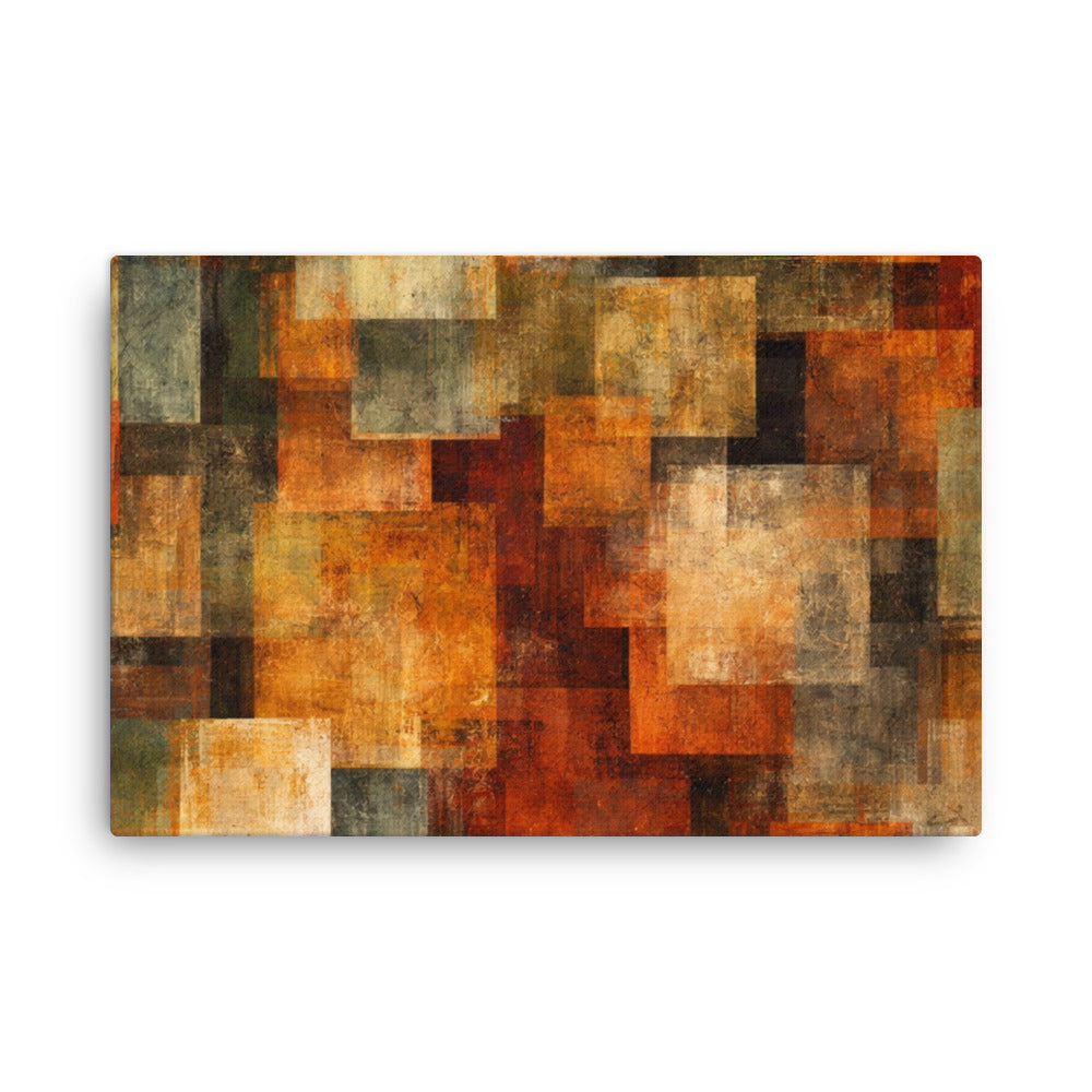 Harvest thin canvas print image for product listing in 16 x 16 inch universal size