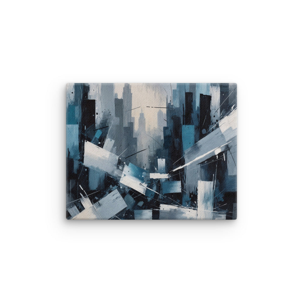 Zephyr thin canvas skyline front-facing product image in 24 x 36 inch statement piece