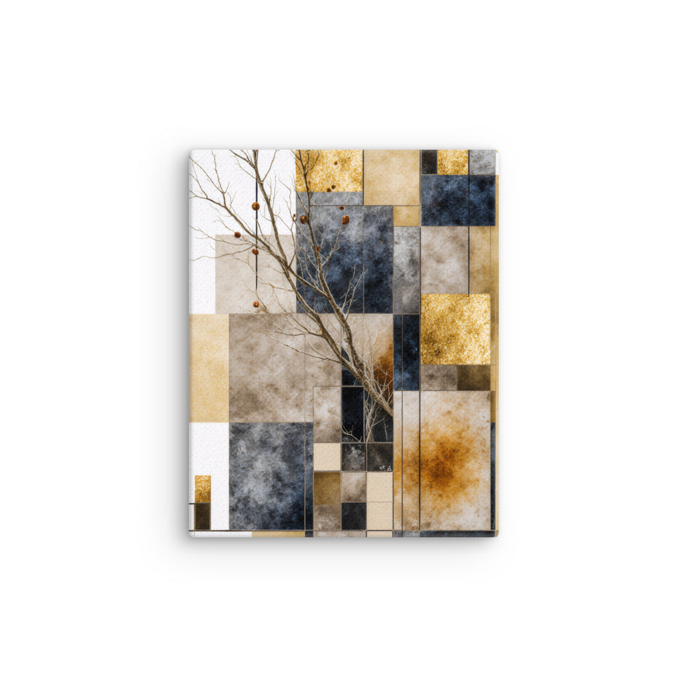 Scorie thin canvas print shown in front view in 24 x 36 inch statement piece