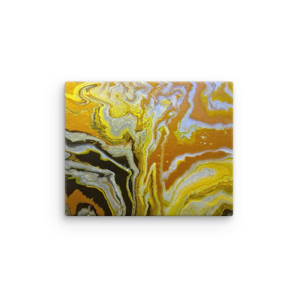 Golden Surge wall art product image as a thin canvas print in 24 x 32 inch large size