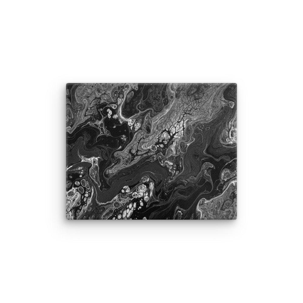 Dark Matter wall art product image as a thin canvas print in 24 x 32 inch large size